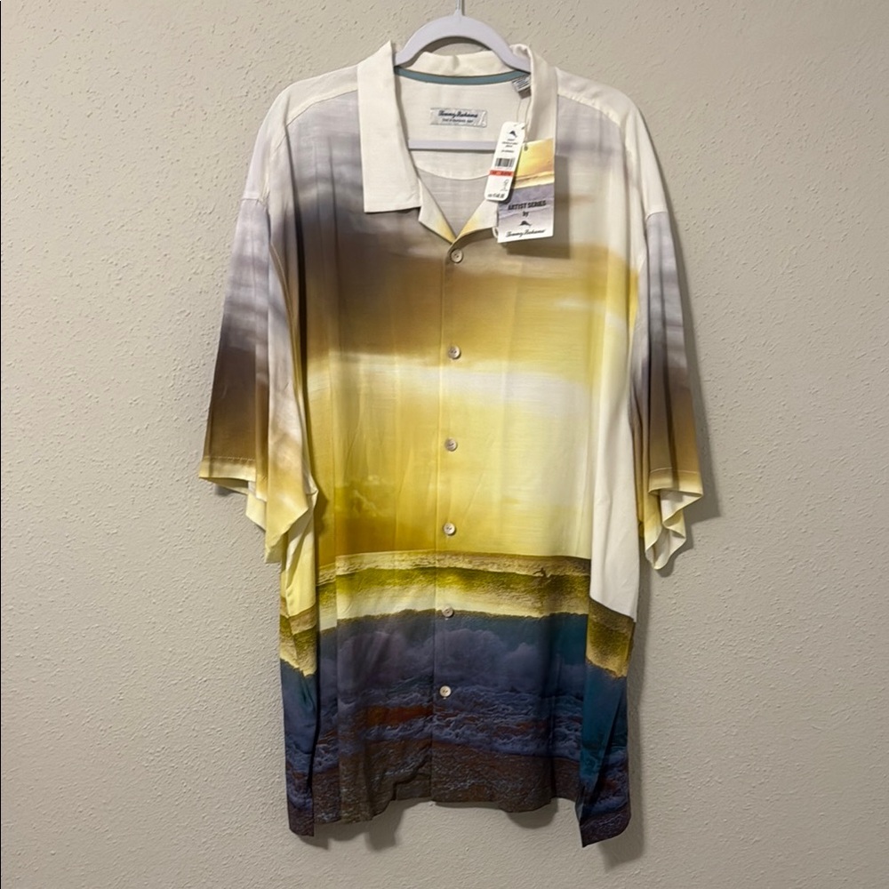 Tommy Bahama The Veracruz Cray button down shirt 3XL Big New Mens